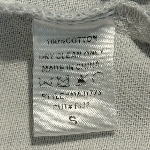 DARLING Sz S Influence Jacket in Silver Blue Light Wash Bleach Splatter NEW - Picture 10 of 10